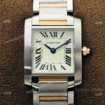 Super Replica Cartier Tank Francaise CC708177 Watch 2 Tone Rose Gold Lady_th.jpg